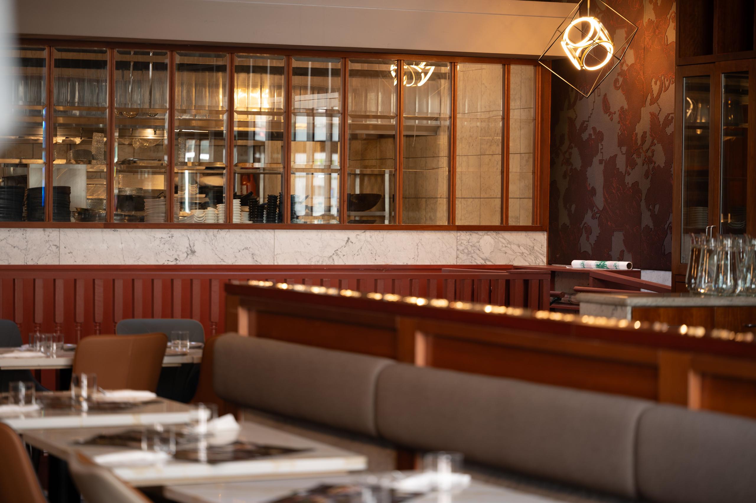 Elegant venue restaurant dining area