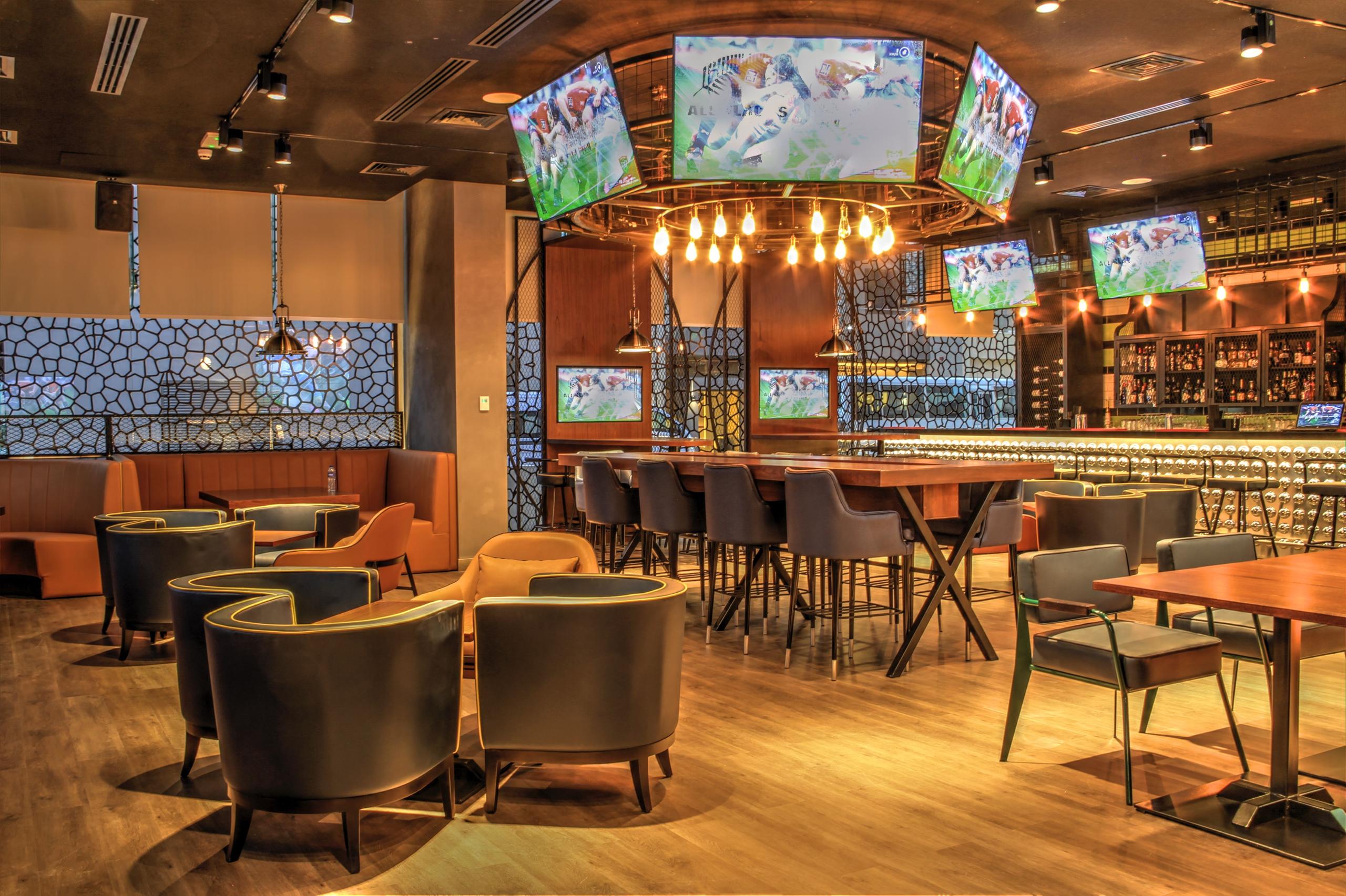 Venue lounge and bar seating area